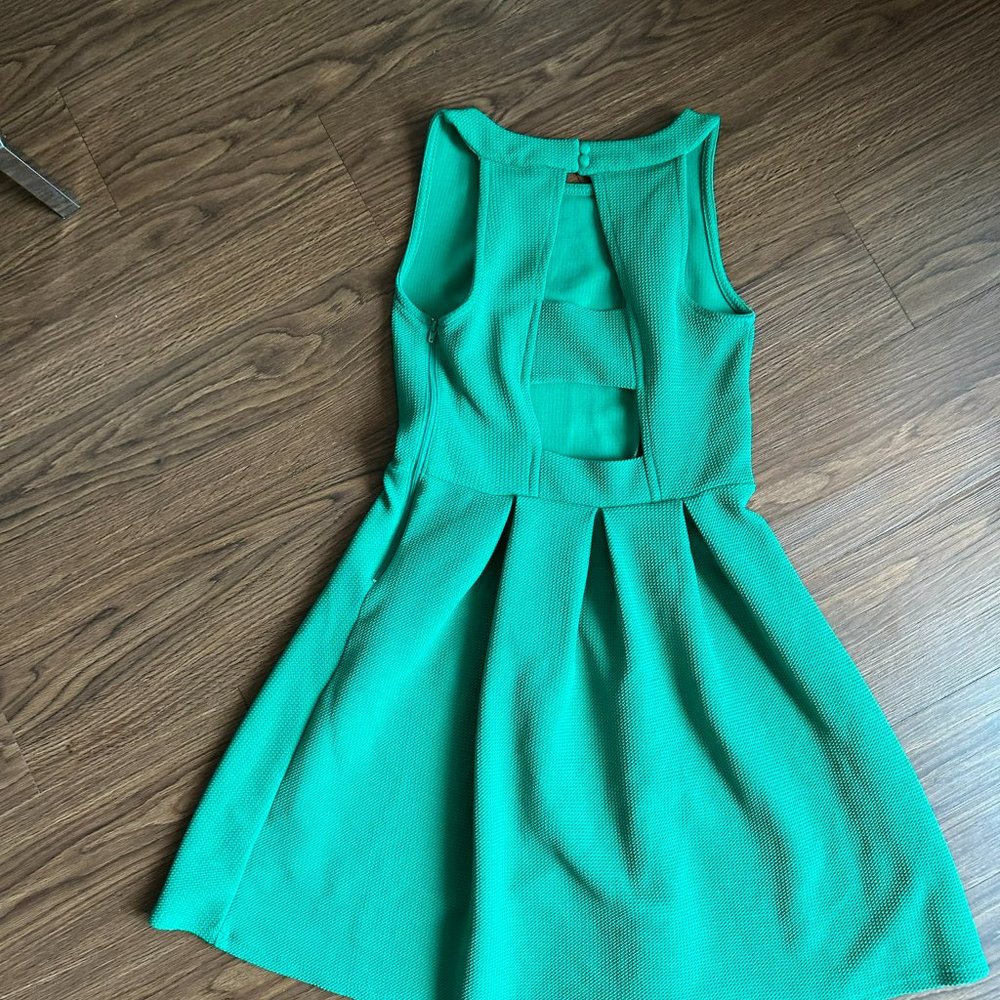 Open Back A-Line Sun Dress - Kelly Green - Xhilaration / Target - Small
